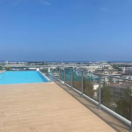 New Flat With Swimming Pool On Rooftop *